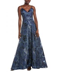 Жаккардовое платье Rene Ruiz, синий