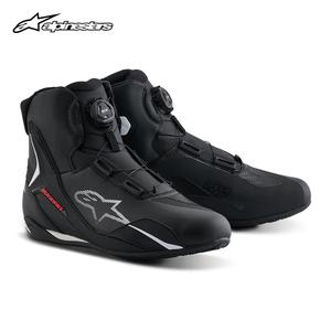 ALPINESTARS PROTECTS Star Casual Cycling Boots, FASTER-4 BO, мотоциклетные короткие ботинки, противоударная обувь для мужчин, черный белый красный, размер 43