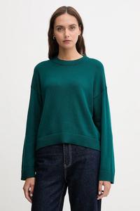 Хлопковый свитер Calvin Klein Jeans, бирюзовый