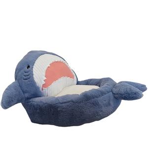 Love of wormwood Милые плюшевые игрушки синяя акула высота 60см