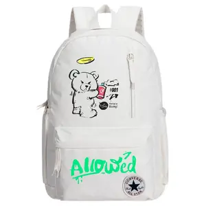 Converse Полиэстеровый рюкзак унисекс разноцветный, Bear Graffiti