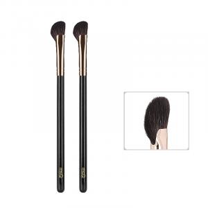 Набор из 2 бесшовных кистей для тональной основы Gilded Full Collection с плоским носком, удобные для переноски MSQ