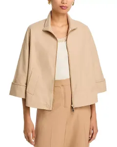 Куртка на молнии Fabiana Filippi, бежевый