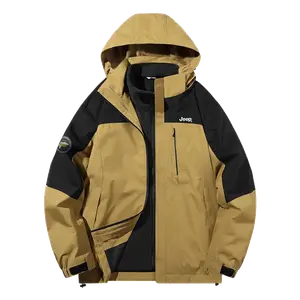 Jeep Ветрозащитная термо куртка унисекс, Earth Yellow[Includes Fleece Liner]