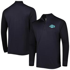 Черная мужская спортивная одежда Los Angeles Lakers из нано-ткани с молнией на четверть