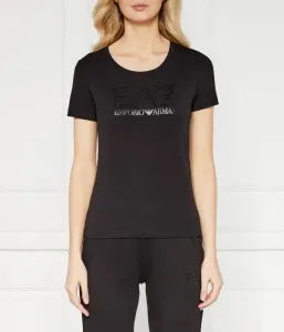 Футболка regular fit Ea7, черный