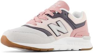 Детские кроссовки New Balance 997h V1 на шнуровке (унисекс), розовый/розовый/серый