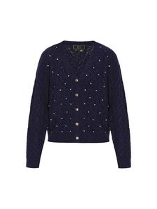 Женский кардиган темно-синего цвета faina