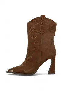 Ботильоны на высоком каблуке Alma En Pena, Camel