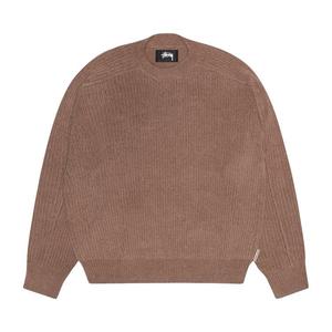 Свитер Stussy Exposed Seam Crew, Brown