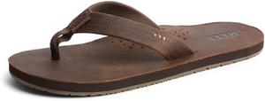 Сандалии Reef для мужчин Draftsmen с ремешком между пальцами, шоколадный