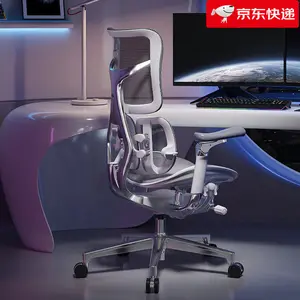 Кресло SIHOO Doro S300 второго поколения эргономичное для долгого сидения, компьютерное, офисное, цвет Yanhai + 6-е поколение Space Chassis