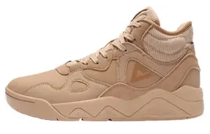 Кроссовки для скейтбординга женские высокие песочно-желтые Peak