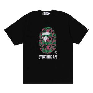 Футболка BAPE Graffiti Pattern By Bathing Ape Tee, Black