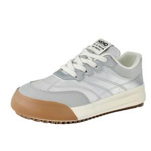 JimiXiong Женские скейтерские кеды лоу топ серые, цвет Gray