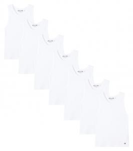 Комплект из 7 хлопковых маек Bonpoint, Blanc Lait