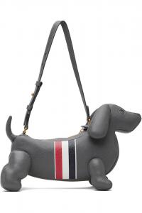 Thom Browne Серая полосатая сумка RWB Baby Hector