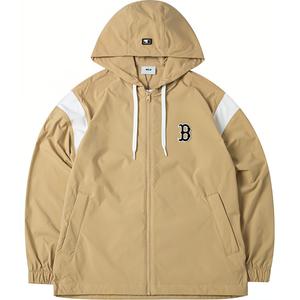 Куртка унисекс абрикосово-кремовая Mlb