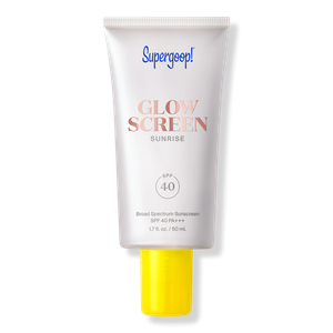 Солнцезащитный крем Glowscreen SPF 40 с гиалуроновой кислотой и ниацинамидом Supergoop!, Sunrise (champagne glow)