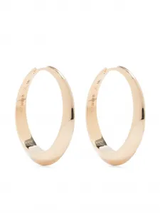 Серьги-кольца XL из желтого золота Lizzie Mandler Fine Jewelry, золотой