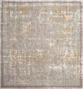 Квадратный ковер 204 x 204 см SAFAVIEH Mystique Collection Grey/Multi MYS925R в стиле Oriental Boho Distressed
