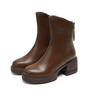 FOXER Ботильоны женские коричневые