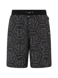 Шорты с монограммой Philipp Plein, черный