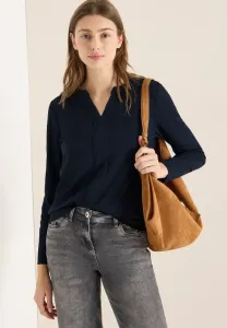 Рубашка в стиле туника с длинными рукавами Cecil, Blau