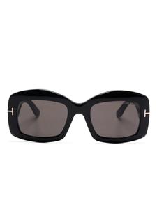 TOM FORD Eyewear солнцезащитные очки в квадратной оправе, черный