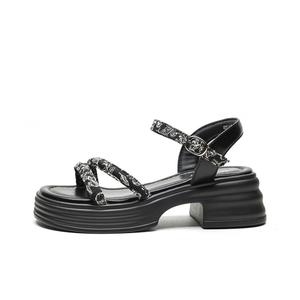 Сандалии JOSINY One-Strap Sandals Women's, черный