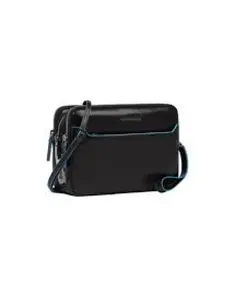 Синяя квадратная сумочка Piquadro, черный