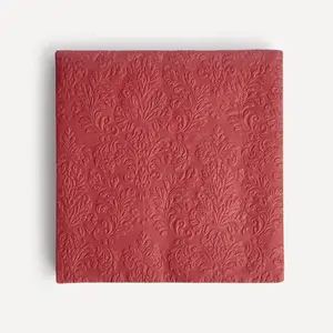 Упаковка из 16 бумажных салфеток Jackie II El Corte Inglés, красный