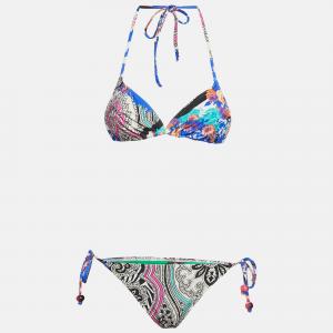 Разноцветный купальник Etro из джерси с принтом, мультиколор