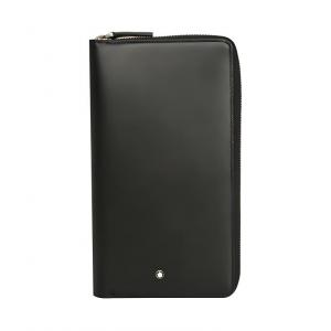 MONTBLANC Кожаный кошелек Meisterstuck мужской черный