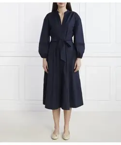 Платье с поясом-карель Lauren Ralph Lauren, синий