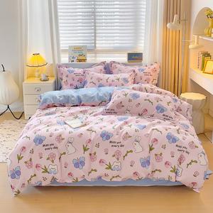 AVIVI Комплект постельного белья 1,2 м, 3 предмета, пасторальный цветочный принт