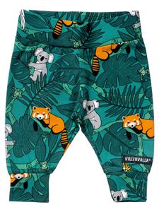 Villervalla Скинни-легинсы 'Animal' в зеленом цвете
