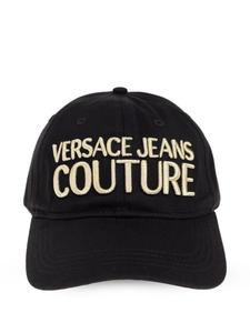 Кепка с вышитым логотипом Versace Jeans Couture, черный