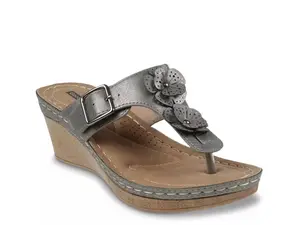 Сандалии Narbone Wedge Good Choice, Pewter