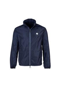 Ветровка мужская - легкая куртка, молния, карманы, однотонная ARMANI EXCHANGE, темно-синий