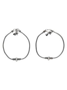 IZIA Женский браслет на лодыжку из серебристого многоцветного металла