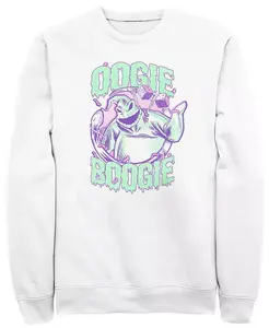 Мужской флисовый свитшот Oogie Boogie из коллекции Nightmare Before Christmas Fifth Sun, белый