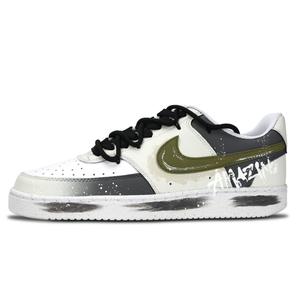 Кроссовки Court Vision 1 Bamboo Shadow Graffiti с низким верхом, устойчивые к истиранию, для скейтбординга, унисекс, зеленые Nike, Green