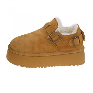 Теплые и износостойкие женские зимние ботинки ANNAI, Antelope Brown