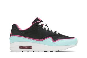 Кроссовки Nike Air Max 1 GS 'Double Layered - Aqua Fuchsia', черный