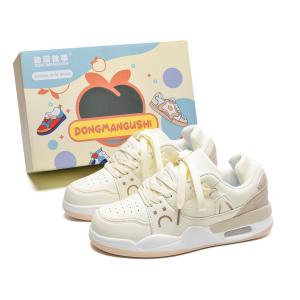 Кеды, обувь для скейтборда унисекс с низким верхом Anime Story, бежевый/хаки