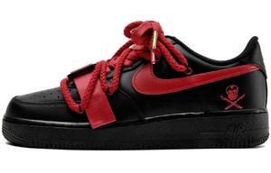 Кроссовки Nike Air Force 1 Skateboard Shoes Unisex Low-Top Black, черный