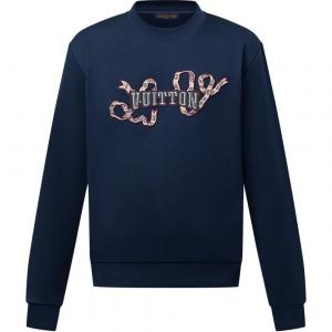 LOUIS VUITTON Lv Embroidered Cotton Crewneck