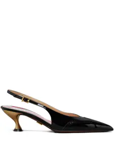 Туфли Show 50 с ремешком на пятке Thom Browne, черный