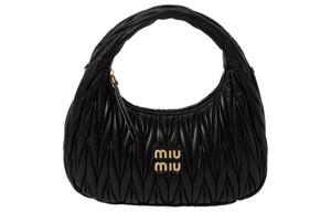 MIU MIU Сумка-хобо из мягкой овечьей кожи